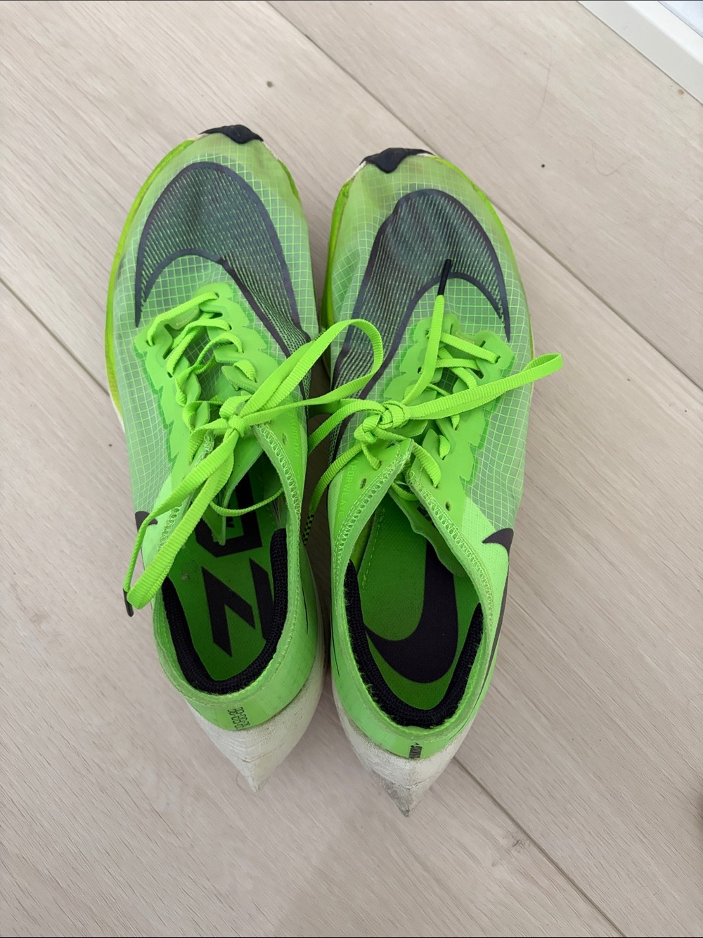 Nike Vaporfly Next%2- second iteration of the Vaporfly. Good used condition.